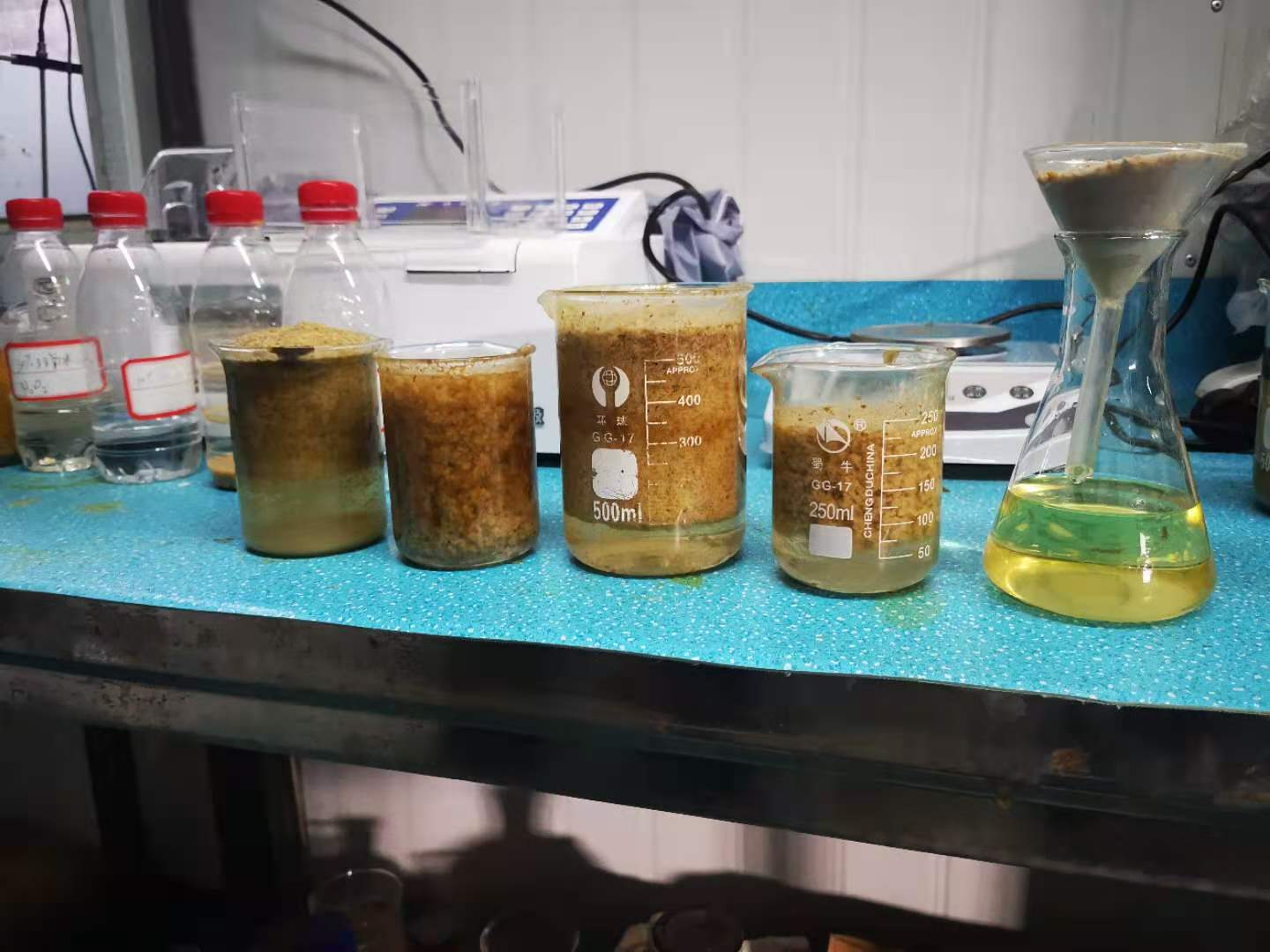 切削液廢水處理試驗 切削液廢水處理試驗